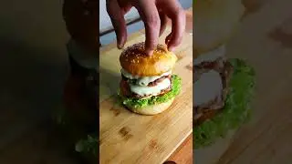 SMASH CHICKEN PATTY BURGER | Juicy Chicken Burger