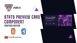 Stats preview card component | Frontend Mentor | #Day8