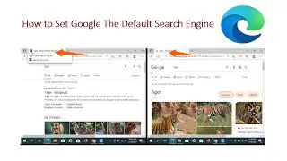 How To Make Google The Default Search Engine In Microsoft Edge | Set Google The Default Search