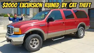 The cheapest Ford Excursion arrived with STOLEN parts and a STRAIGHT PIPED V10!