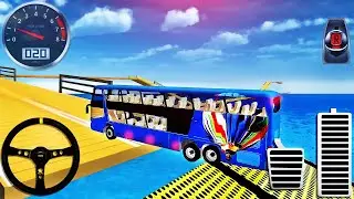 Impossible Bus Stunt Driving 2020 - Mega Ramp Racing Driving Simulator - Android GamePlay