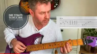 Sultans Of Swing - Dire Straits Guitar Lesson (Guitar Tab)