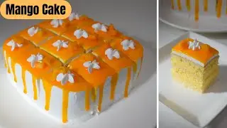 Mango Cake | Mango Pastry Cake | Easy Cake Recipe | How To Make Mango Cake