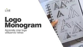 Aprenda criar logo tipo utilizando letras do nome de uma pessoa