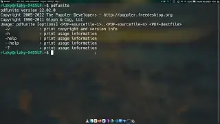 Cara Menggabungkan File PDF Melalui CLI(Terminal) Di Linux Menggunakan pdfunite  [ENGLISH-SUB]