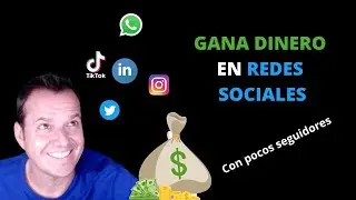 Cómo GANAR DINERO con REDES SOCIALES  🙋 Con pocos Seguidores