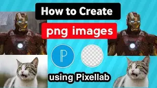 How to create png in Pixellab png kaise banaye How to Create png images | make png image  Png create