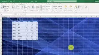 Excel Tips and Tricks #47 Add a Sheet Background