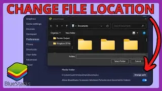 How To Change Bluestacks Download Location Folder - 2024