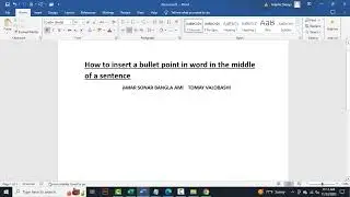 How to make bullet points on MacBook air