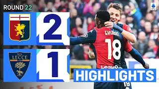 GENOA-LECCE 2-1 | HIGHLIGHTS | Genoa strikers shine in heroic comeback | Serie A 2023/24