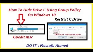 How To Hide Drive C  From Other Local Users On Same Pc On Windows 10