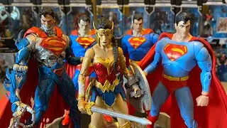 Custom McFarlane DC Multiverse Superman  Wonder Woman Showcase Review