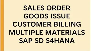 sap sd tutorials | customer dlivery sap sd | material inventory posting | pricing | customer biling