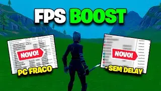 FPS BOOST PARA FORTNITE RAIZ SEASAON ANTIGA (+ FPS PC FRACO E SEM DELAY)