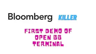 bloomberg terminal demo of killer OpenBB open source