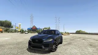 4K60FPS Summer Drive With Jaguar F-Pace Lumma Bodykit - Gta5 Mods