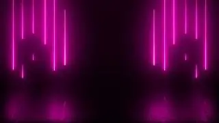 Bright Pink Neon Title Animation Background Motion Graphics 4K UHD Copyright Free