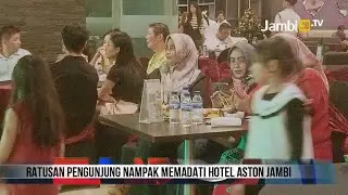 Ratusan Pengunjung Nikmati Malam Pergantian Tahun di Hotel Aston Jambi