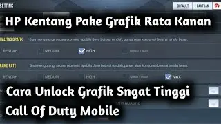 How to Unlock Very High Quality Graphics & Garena Mobile Max COD (Call Of Duty) frame rates