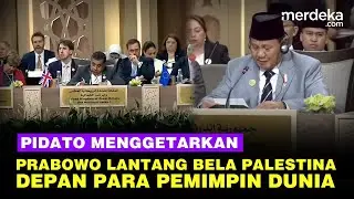 [Full] Pidato Menggetarkan Prabowo di KTT Gaza Tegaskan Sikap Indonesia Bela Palestina