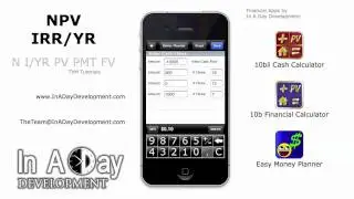 Advanced TVM Function: NPV IRR/YR - 10bii Cash Calculator