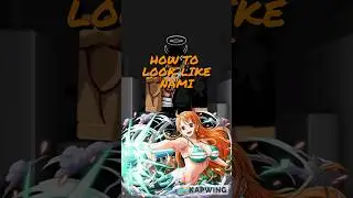 How To Make Nami On Roblox #roblox #anime #onepiece #shorts #robloxcosplay #nami #animecosplay