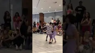 Azedine and Sarah Panero. Demo dance Kizomba. Dance Festival in Istanbul, Türkiye