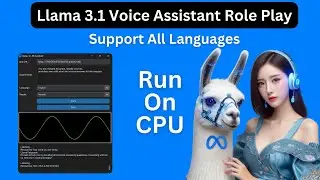 Llama 3.1 Voice Assistant Python | Role Play | AI Waifu | Multilingual