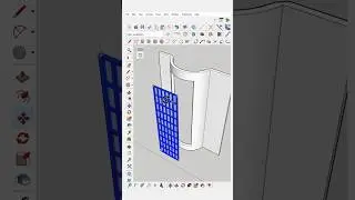 The FASTEST Way to create a curved window in SketchUp! 