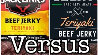 Beef Jerky Battle. Jack's Links vs Oberto