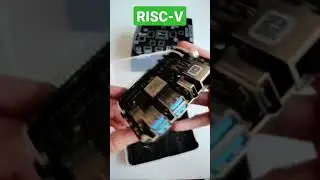 VisionFive computer with RISC-V StarFive SiFive U74 SoC at 1GHz #shorts