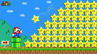 Can Mario Collect 999 Super Stars in New Super Mario Bros.Wii?? | Game Animation