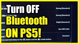 How to Completely Turn OFF BLUETOOTH on PS5 Console (Signal Interference)