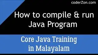 How to compile and execute Java program from command line ?