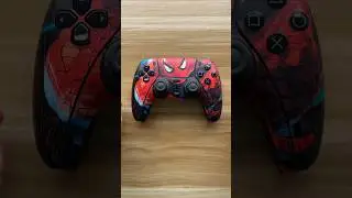 Spider-Man 2 Skin for PS5 DualSense Controller #gaming #ps5 #ps5controller #spiderman #shorts