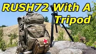 5.11 RUSH 72 Backpack: Attaching a Tripod - How I Do It.