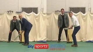 Nasser Hussain vs Michael Atherton - Net battle