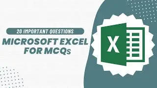 MS Excel MCQs | Top 20 Microsoft Excel Question and Answer | Javatpoint #msexcel