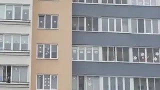 Протест в минских окнах
