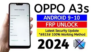 OPPO A3S (CPH1803-1853-1805) Frp Bypass [Without Pc] 2024 Latest Update.