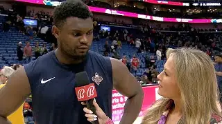 Zion Williamson Talks Pelicans Bounce Back Win After IST Loss