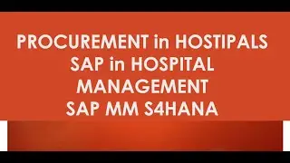 sap in hospitals | sap hospital management | sap in pharma industry | sap in pharmaceutical company