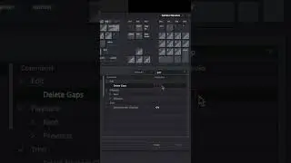 How to DELETE GAPS in a timeline in one click | Davinci Resolve Tutorial