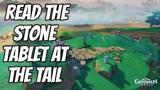 Read the stone tablet at the Tail | Tail of Watatsumi | Genshin Impact