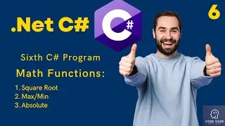 How to use Math Function in C# || C# Tutorials for beginners - 6