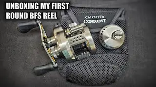 Shimano Calcutta Conquest BFS Reel - Unboxing my first Round Reel