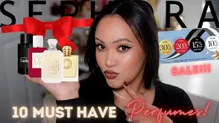 10 MUST HAVE PERFUMES TO CHECK OUT DURING THE SEPHORA HOLIDAY SAVINGS EVENT 2024! | AMY GLAM ✨