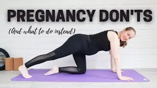 EXERCISES TO AVOID DURING PREGNANCY | Dont Do THIS During Pregnancy! LEMon Yoga