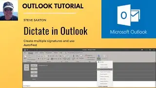 Top tips in Microsoft Outlook you have to know. How dictate works, multiple signatures